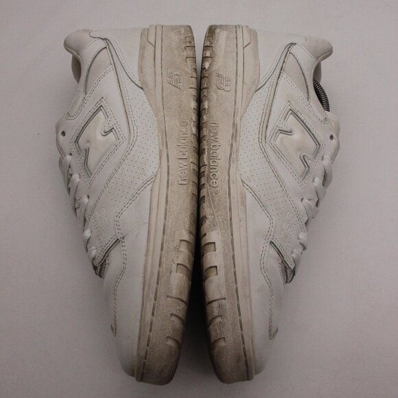 New Balance 550 Men's Size 12 D Tripe White Leather Sneakers BB550WWW - Picture 8 of 11